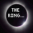 A contact sheet of 25 animated frames from a movie-themed buddy icon featuring repeated 'BOO' text and a circular logo with 'THE RING...' text, arranged in a 5x5 grid on a gray background.