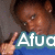 A person in a blue shirt makes a peace sign with their right hand, positioned against a gray background. Text overlays change across frames.