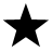 Four black five-pointed stars arranged in a on white background, each star identical and static