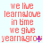 Red pixelated text repeats across a light background with blue star-like symbols appearing in the lower-left corner of each repeated section.