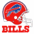 A static contact sheet showing two frames of a pixelated football helmet icon with "BILLS" text and green "Original Icons .com" branding on dark background.