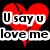 Red broken heart with white text overlays on black background, displaying four distinct phrases across the image.