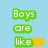 Green pixelated text on light blue background with orange fish-shaped accents, arranged in three vertical
