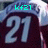 four shows a sports jersey with number 21, where the bottom-right is blank