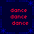 Dark blue background with red text and blue decorative elements arranged in a pattern