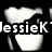 Six distinct buddy icon display text and symbols including 'JessieK', 'LUVS HER', 'BFFS!', 'LOVE', and two variations of 'love...' with heart motifs
