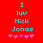 Cyan text on red background reads 'I luv Nick Jonas' with pink hearts below, two versions differ in heart arrangement.
