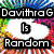 A static image with repeating text and colorful, pixelated backgrounds in four quadrants.