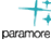 A static contact sheet showing three frames of a Paramore-themed buddy icon with logo elements and partial portrait, displayed on a gray background.