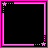Animated contact sheet of 25 pixelated frames showing a pink and black text-based animation with changing phrases like "I THINK I'M" and "FALLING FOR YOU" on a transparent background.