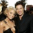 Animated contact sheet of a celebrity couple with text overlays showing name labels and repeated phrases across frames.