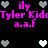 Pixelated icon with pink text and heart symbols on black background, showing animation changes in heart colors across frames.