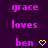A static image displays a of text and symbols on a dark purple background with pink and yellow elements