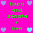 Pixelated icon with bright pink background, green text reading 'laura and sonata r bfll', and alternating light purple and cyan heart symbols.