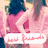 Pixelated image of a person in pink clothing with dark hair, holding a white sign with red text against a pink background.