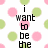 Pixelated text on a polka-dot background with partial gray overlay, showing phrases about wanting to be the one to lose and a girl being afraid.
