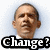 Four pixelated headshots of a man in formal attire arranged in a with text overlays reading Change? Hope? Yes We Can! Vote Obama