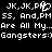 Pixelated text on black background with repeated phrases and a smiley face, showing animation of the smiley face changing to a heart shape.