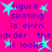 A static image with a bright pink background featuring repeated text and star symbols in cyan.