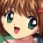 A pixelated anime-style character with brown hair and green eyes on the left, next to a black background with white text "AnimeIM" and a stylized signature on the right.