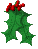 Green holly leaves with red berries animate in a sequence of showing varying leaf positions and berry arrangements