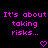 Pixelated text in bright pink on black background with two heart symbols below.