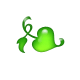 Green bell-shaped icon with vine and leaf, displaying color palette changes above it