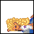 Animated contact sheet of a pixel art buddy icon showing two characters with text "Best Buds for LIFE" in alternating color schemes across 20 frames.