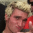 A static image featuring a person with blonde hair on the left, surrounded by black text and two heart symbols on a white background.