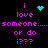 Pixelated text and symbols on black background with cyan heart and dot patterns changing across frames.