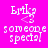 Pixelated text and arrow on four colored backgrounds: pink, purple, blue, and dark purple.
