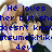 Pixelated image of two people embracing with overlaid blue text reading "He loves her but she doesn't know. Assume:Mike 4ever!".