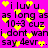 Pixelated text on bright pink background with yellow heart symbols scattered throughout, repeating phrases in black lowercase letters.