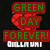 A static image shows a red grenade-shaped icon with green text reading 'GREEN DAY FOREVER!' and white text below it, alongside two identical icons on the right.