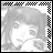 A 48x48 pixel grayscale anime-style character icon with a checkered border on the left, paired with "Anime IM" and "COM" text on a black background to the right.