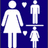 Pixelated white figures on dark blue background with a small heart shape; one figure has blue text overlay.