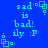 Blue background with repeated cyan text and pixelated symbols arranged in a pattern