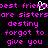 Pixelated text in bright pink on black background with a white pixelated symbol above the word 'friend' in repeated lines.