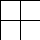 six rectangular arranged in two and three , with alternating black and gray borders separating the
