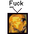 Animated pixel art of a person with yellow skin and dark hair, shown in multiple states with text labels above and below.