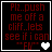 Four display red pixelated text on black background with white border; heart symbols change from single to double then grayed out