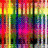 Pixelated colorful background with vertical stripes and yellow text reading 'cutie' on the right side.