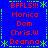 Blue background with red text listing names and 'BFFLS!!!' surrounded by green pixelated borders.