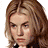 A 48x48 pixel animated contact sheet showing three sampled frames of a celebrity character with blonde hair in different poses and expressions, displayed on a gray background.