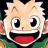 Pixelated anime-style character face with wide open mouth and large eyes on left, next to "Anime IM" text logo on black background right.