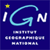 Pixelated blue square icon with white 'I' and 'N', cyan curved arrow, yellow star, and blurred text below.