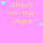 Pink background with yellow text reading 'shoot for the stars' and scattered light blue stars, one gray rectangle in bottom-right corner.
