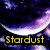 A split-screen image shows two distinct backgrounds with text labels: a purple and blue nebula-like pattern on the left and a dark night sky with a crescent moon on the right.