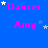 Blue background with pink text 'Dancer' above 'Amy' and scattered white stars, showing animation changes in star positions across frames.