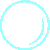 Three light cyan circles with pixelated edges on a gray background, each containing curved line segments.